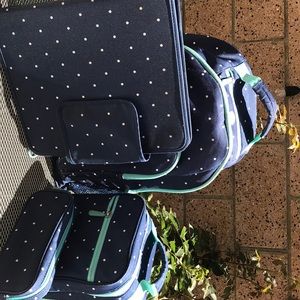 PBT lunchbox, pencilpouch, backpack, binder set